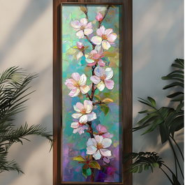 Wallity Pintura Decorativa EMR099 Multicolor en MDF con Marco